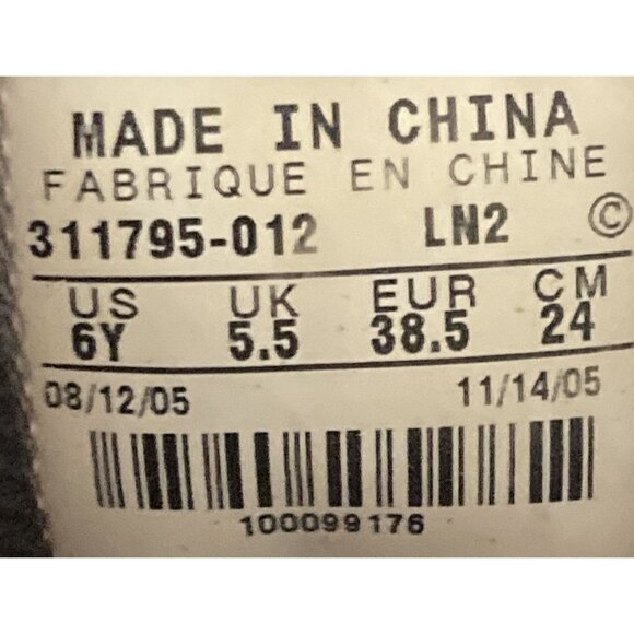 Nike 311795-012 T90 Laser IV FG Youth Size 6Y Black White Soccer Cleats shoes - Picture 7 of 7